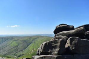 Kinder Scout from Edale Peak District Walk Route