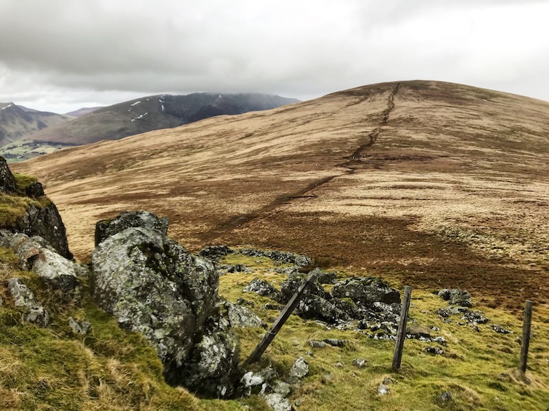 The Dodds and Clough Head via Sticks Pass walking route
